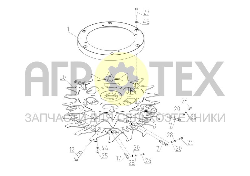 Чертеж Барабан (ЖР-750.02.200А-01)